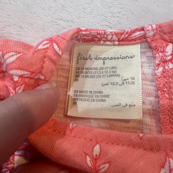 First Impressions Baby Romper 18 Months - Picture 7 of 9